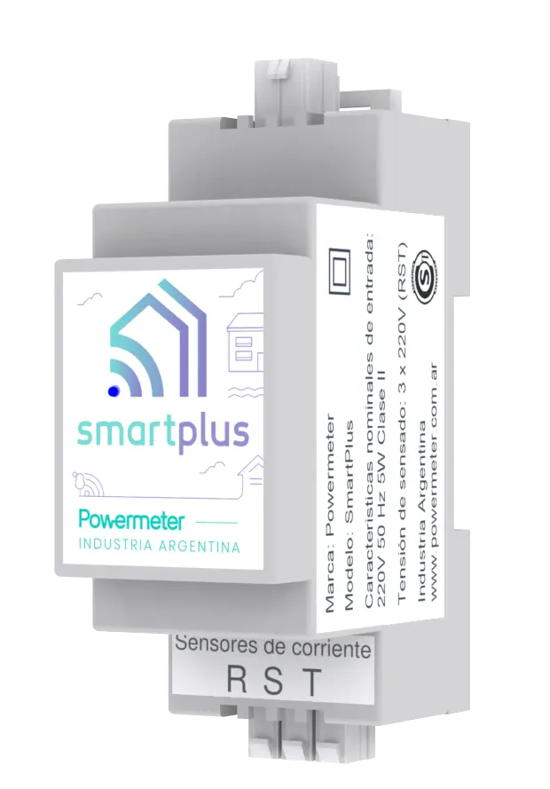 Medidor trifásico con monitoreo remoto en tiempo real Medidor Powermeter Smart Plus con conectividad WiFi y LTE