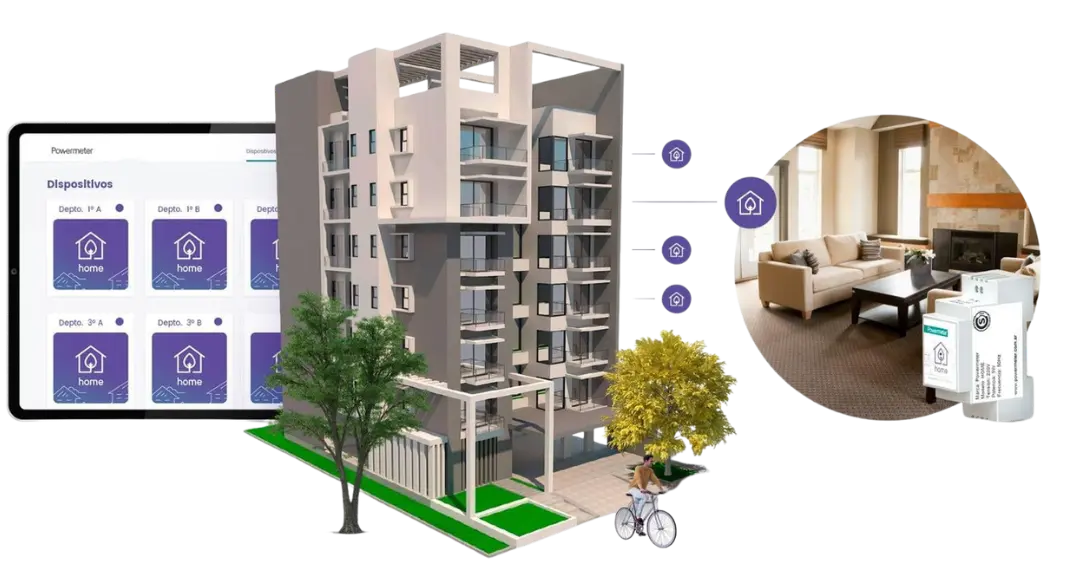 Control de consumo eléctrico en hogares Medidor home monofásico